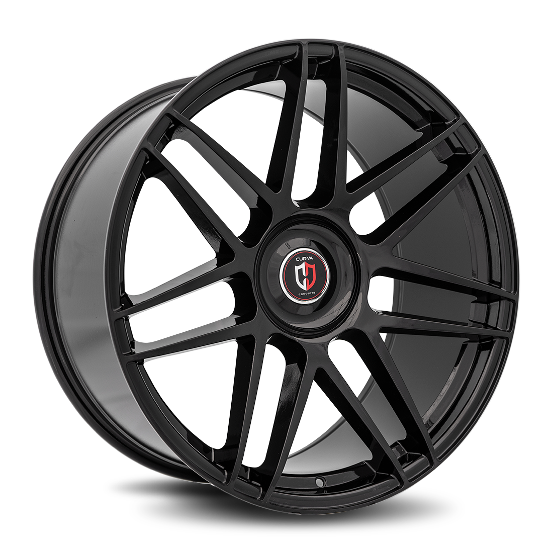 C300 22x9 5x112 30 Gloss Black - KX Wheels