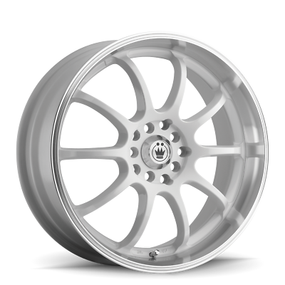 Lightning 16x7 4x100/4x114.3 +40 Gloss White / Machine Lip
