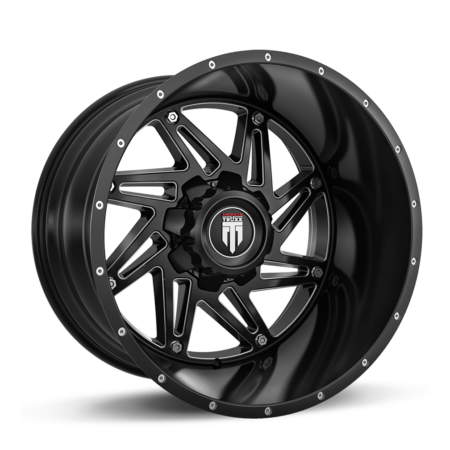 Warrior 20x10 5x127/5x139.7 -24 Black Milled