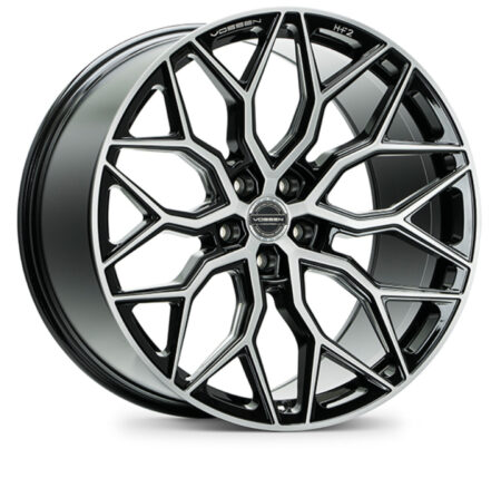 HF2 19x8.5 5x112 +30 Black Machined / Milled
