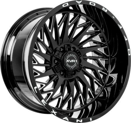 Compass 20x10 5x127/5x139.7 +18 Blk w/CNC Groove