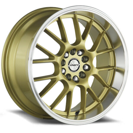 Crank 18x8.5 4x100/4x114.3 +30 Gold Polished Lip