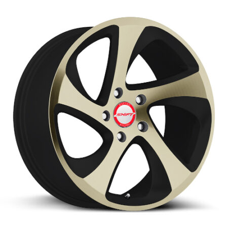 Strut 18x8.5 5x108 +35 Black Machined Bronze
