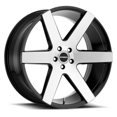 Coda 20x8.5 5x108 +35 Gloss Black Machined