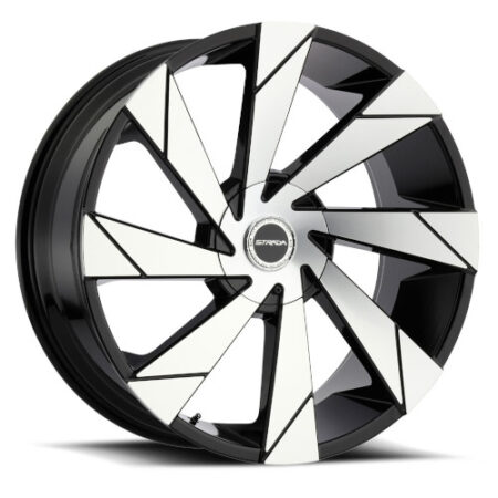Moto 20x8.5 5x112/5x115 +40 Gloss Black Machined