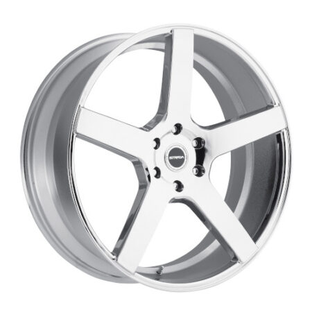 Perfetto 28x10 6x139.7 +24 Brushed Face Silver
