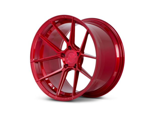 FR8 20x9 5x114.3 +25 Brushed Rouge