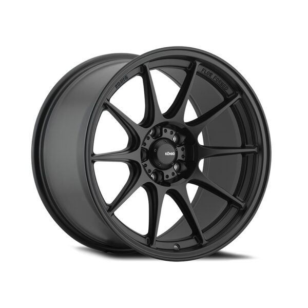 Dekagram 15x7.5 4x100 +35 Semi-matte Black