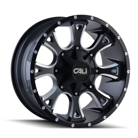 Anarchy 20x10 5x127/5x139.7 -19 Satin Black Milled Spokes