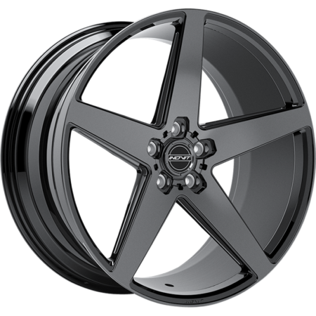 Rotor 20x10 5x112 +40 Black/Machined Face/Milled Ball Cut/Dark Tint/Satin Lacquer