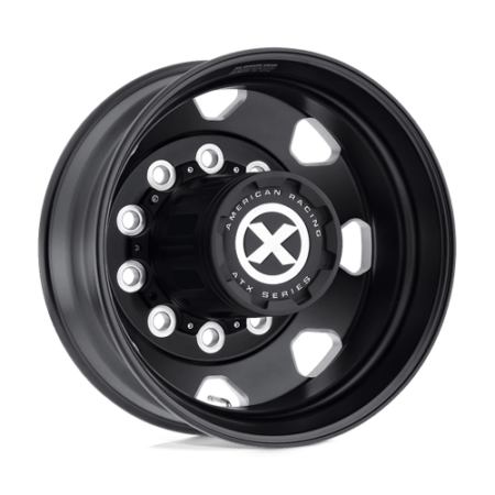 AO401 Octane 22.5x8.25 10x285.75 -168 Satin Black Milled - Rear