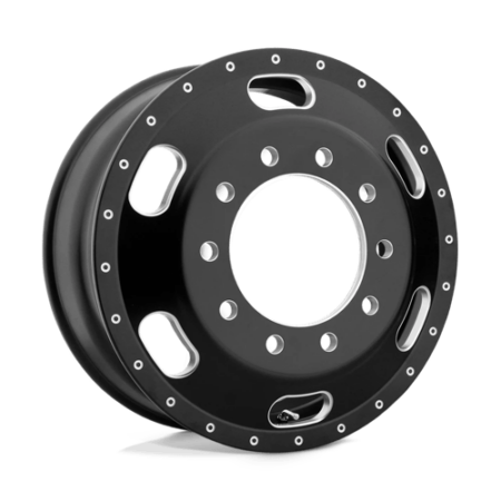 AO402 Indy 22.5x8.25 10x285.75 +145 Satin Black Milled - Inner