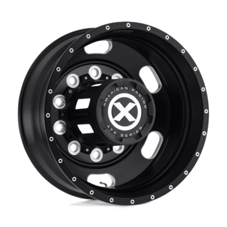 AO402 Indy 22.5x8.25 10x285.75 -167 Satin Black Milled - Rear