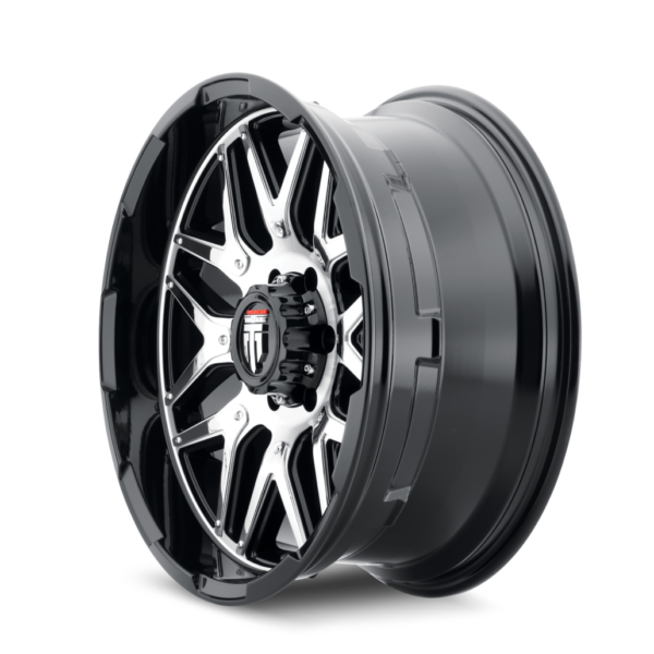 Grind 20x9 5x139.7 +0 Matte Black Milled W / Chrome Insert - Image 2