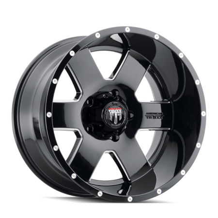 Armor 18x9 5x127 -12 Black Milled