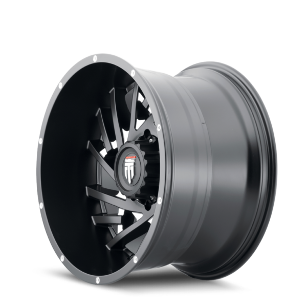 Web 20x10 5x127 -24 Black Milled - Image 2