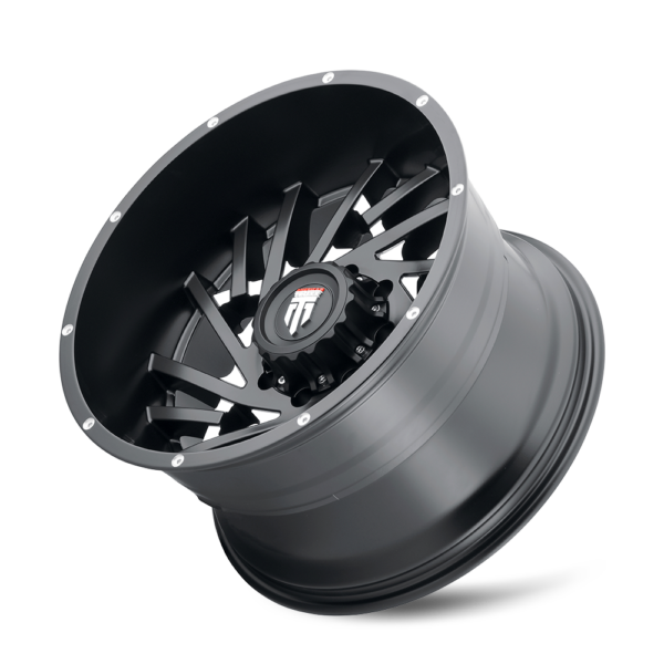 Web 20x10 5x127 -24 Black Milled - Image 3