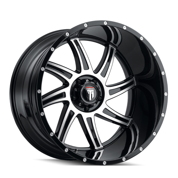 Vortex 24x14 6x139.7 -76 Black Machined