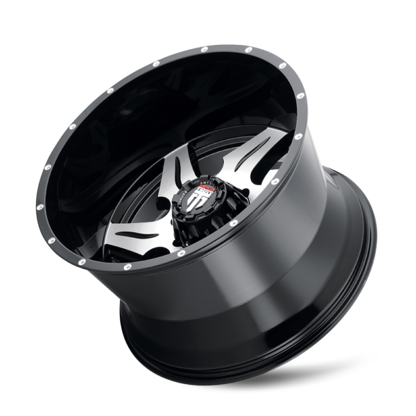 Ninja 22x14 6x139.7 -76 Black Machined - Image 3