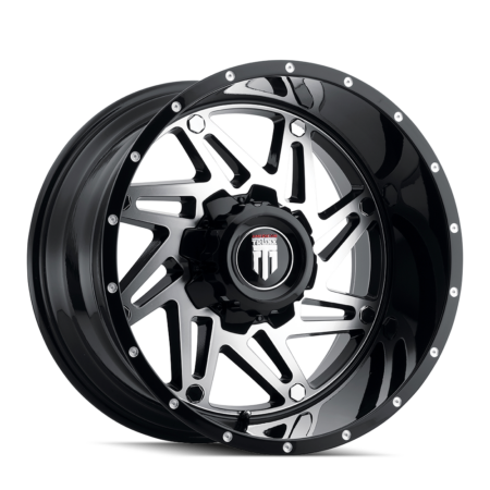 Warrior 22x14 5x127/5x139.7 -76 Black Machined