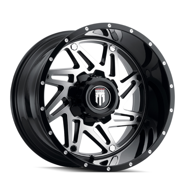 Warrior 22x14 6x135/6x139.7 -76 Black Machined