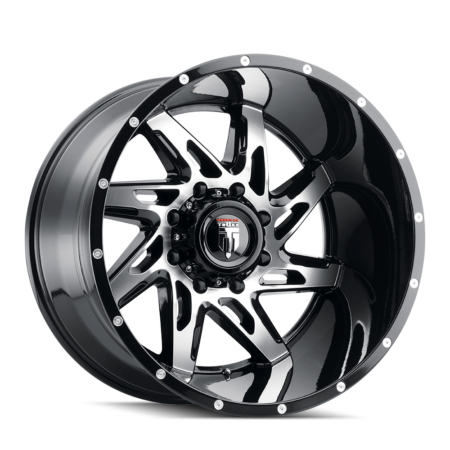 Spyder 20x10 5x127 -24 Black Machined