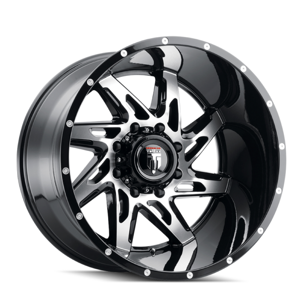 Spyder 20x10 6x139.7 -24 Black Machined