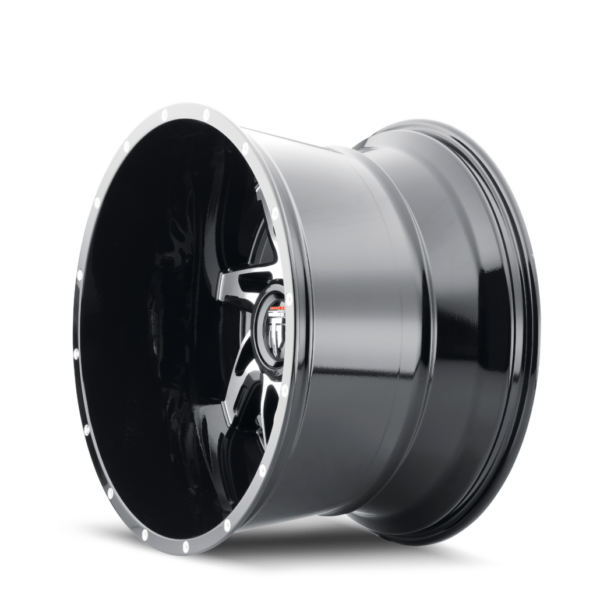 Spyder 20x10 6x139.7 -24 Black Machined - Image 2