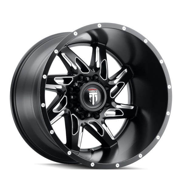 Spyder 20x10 6x135 -24 Black Milled