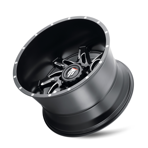 Spyder 20x10 6x135 -24 Black Milled - Image 3