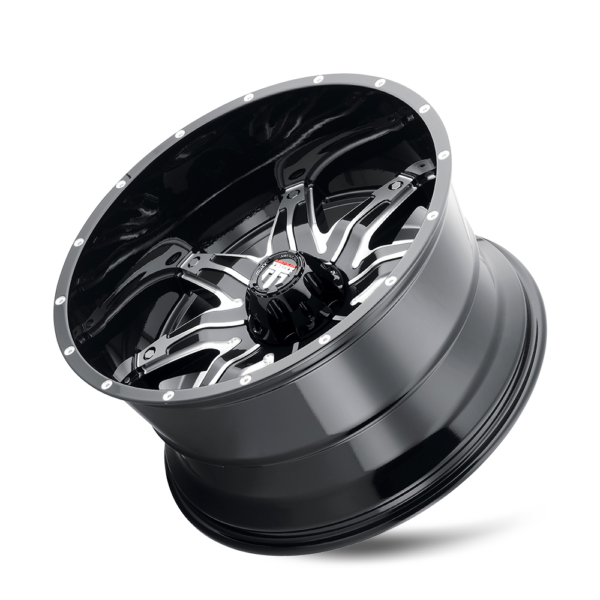 Lonestar 20x10 8x165.1 -24 Black Machined - Image 3