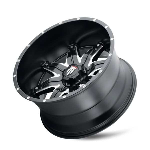 Lonestar 20x10 8x165.1 -24 Black Milled - Image 3
