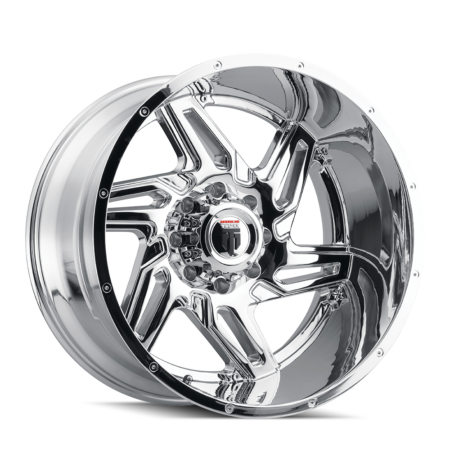 Spurs 24x14 8x170 -76 Chrome