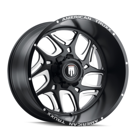 Sweep 22x12 8x165.1 -44 Black Milled