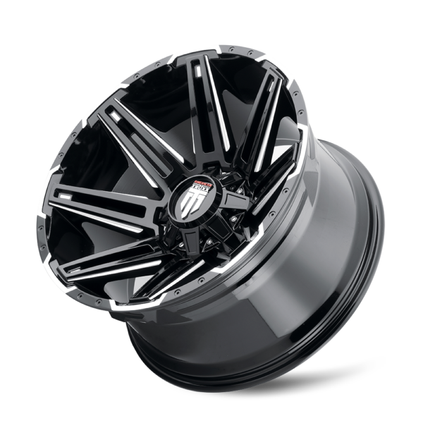 Boom 18x9 6x135/6x139.7 -12 Black Milled - Image 3