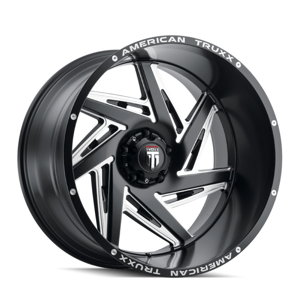 Spiral 20x10 6x135/6x139.7 -24 Black Milled