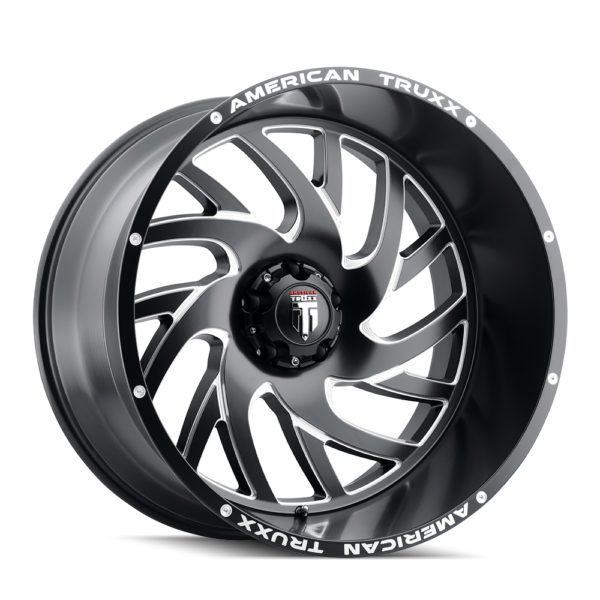 Xclusive 26x14 8x165.1 -76 Black Milled