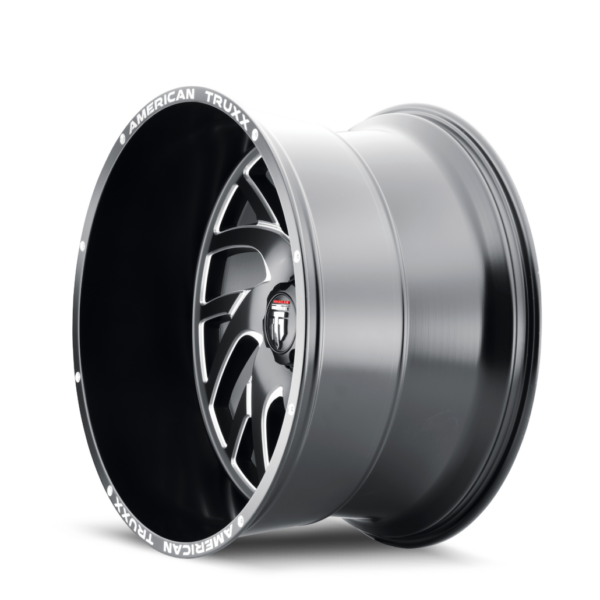 Xclusive 26x14 8x165.1 -76 Black Milled - Image 2