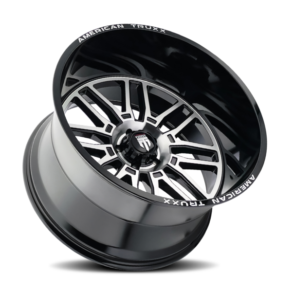 Restless 24x14 8x165.1 -76 Black Machined - Image 2
