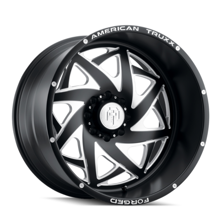 Kronos 22x12 8x165.1 -44 Matte Black Milled