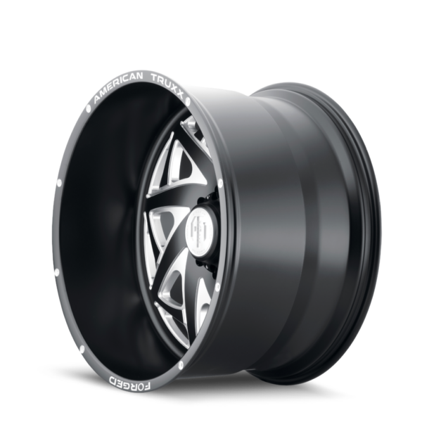 Kronos 22x12 8x165.1 -44 Matte Black Milled - Image 2