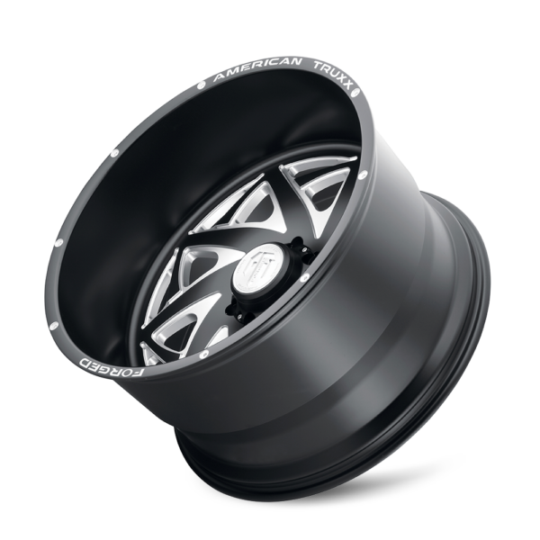 Kronos 22x12 8x165.1 -44 Matte Black Milled - Image 3