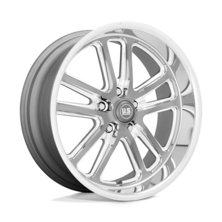 U130 Bullet 17x7 5x114.3 +1 Textured Gun Metal With Milled Edges
