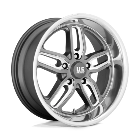U129 Cten 18x8 5x120.7 +1 Matte Gun Metal Milled