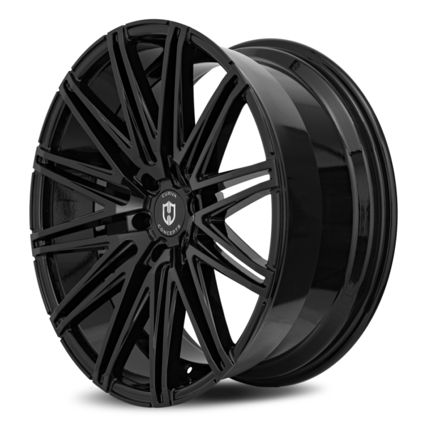 C48 22x9.5 6x135 25 Gloss Black - Image 3