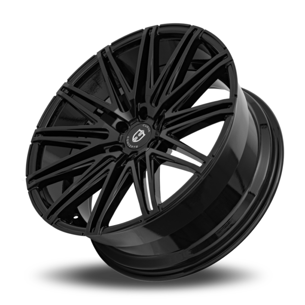 C48 22x9.5 6x135 25 Gloss Black - Image 4