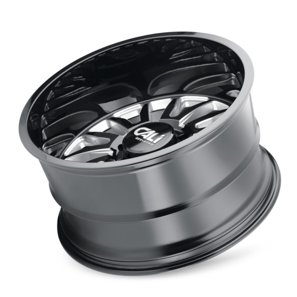 Summit 20x9 6x139.7 -12 Gloss Black Milled Spokes - Image 3