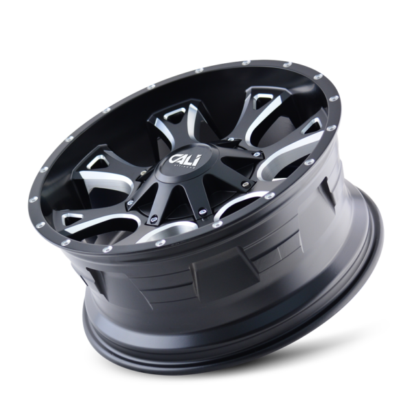 Anarchy 20x10 5x127/5x139.7 -19 Satin Black Milled Spokes - Image 3