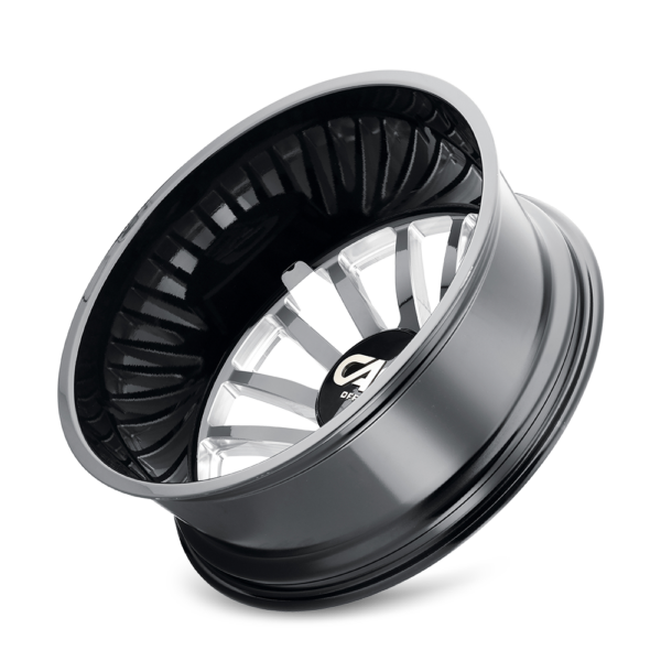 Summit Dually 22x8.25 8x210 -192 Gloss Black Milled Spokes - Image 2