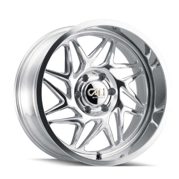 Gemini 20x10 5x127 -25 Polished / Milled Spokes